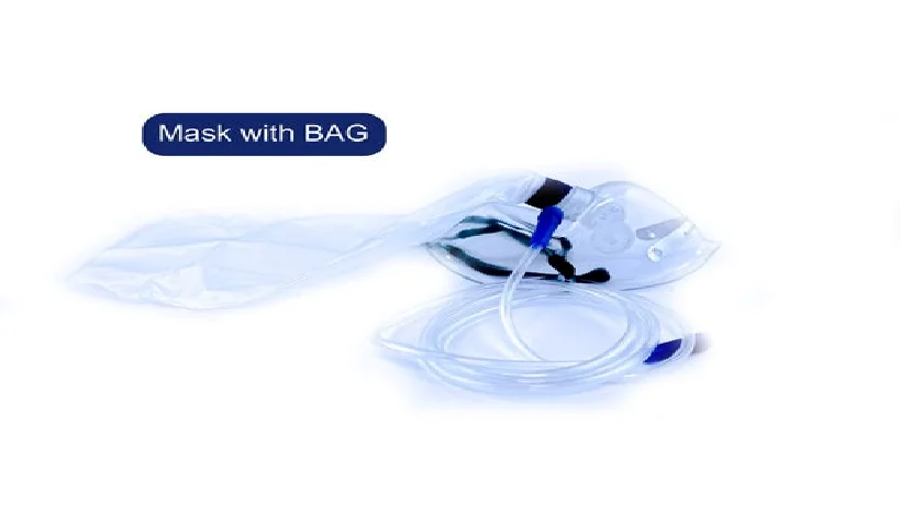 Mask with reservoir bag